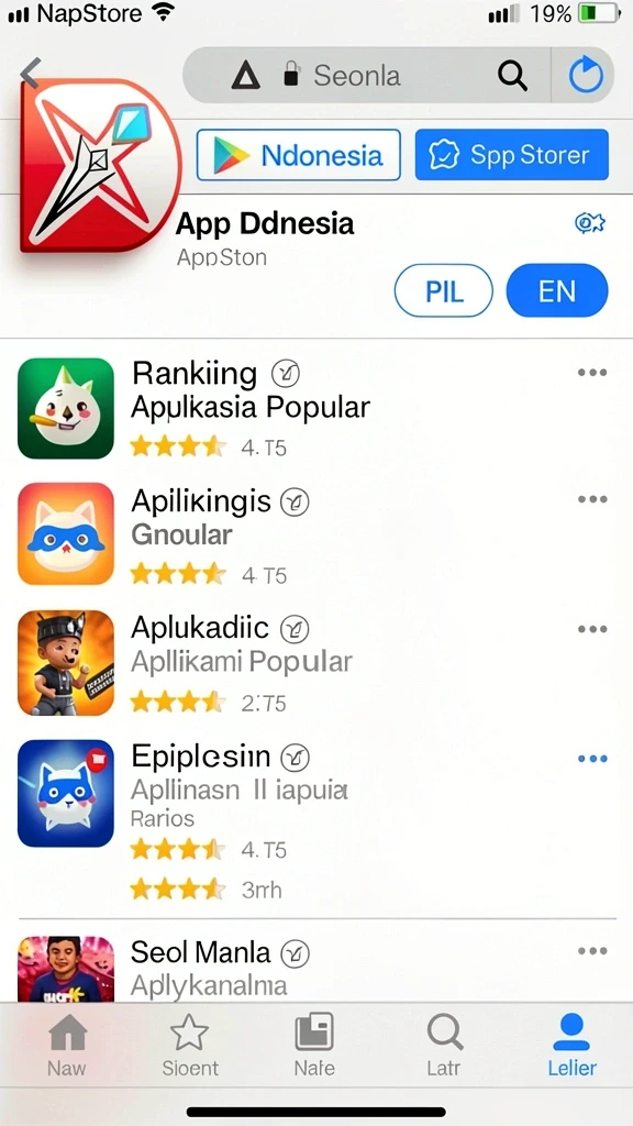 brojp - Tampilan awal yang menarik dan mudah dinavigasi.