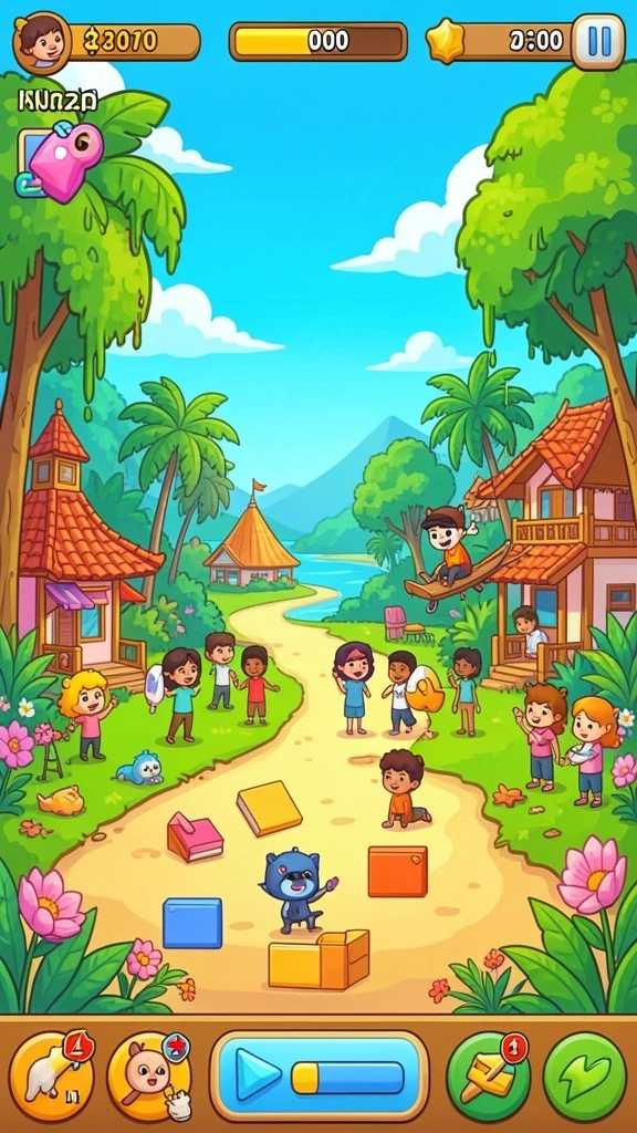 danagame - Tampilan menu utama yang menarik.