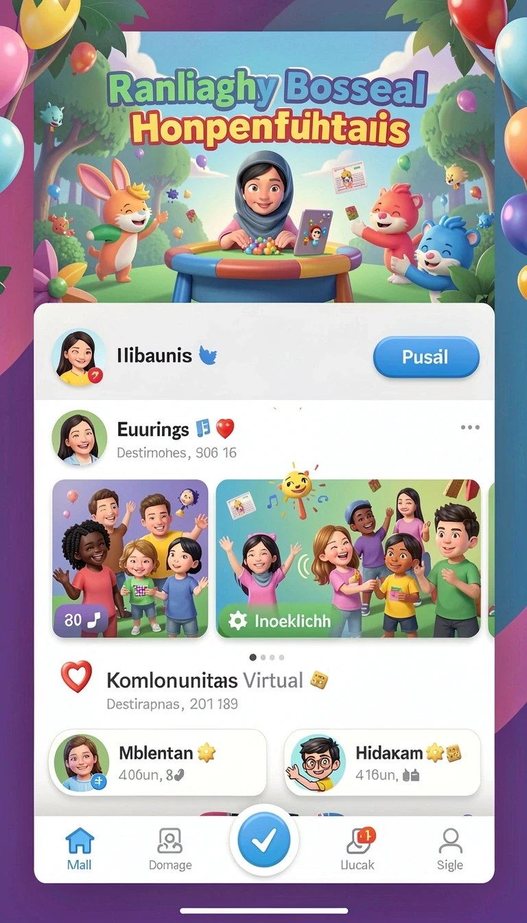 idr89 - Interaksi multiplayer saat bersaing dengan teman.