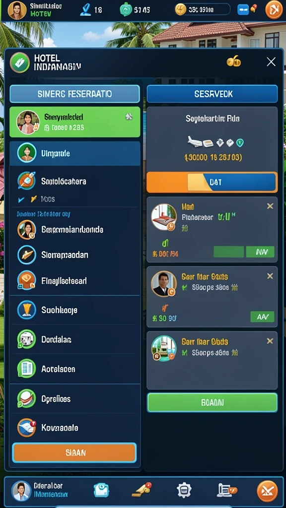 mega188 - Tampilan menu utama yang menarik dan mudah dinavigasi.