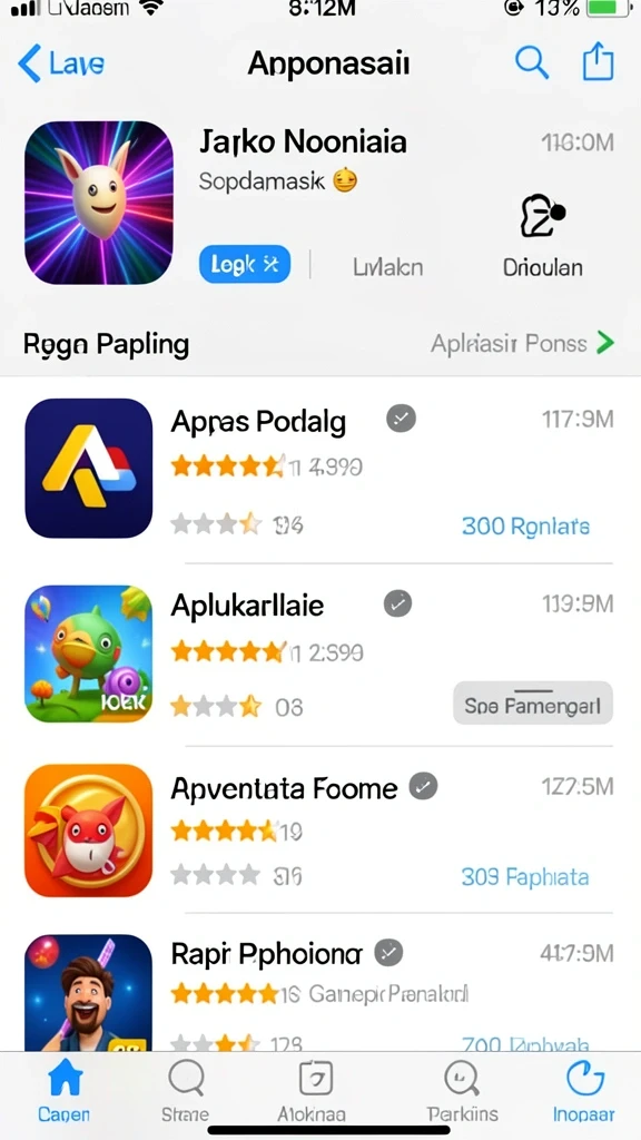 nusabet - Tampilan antarmuka yang menarik dan modern.