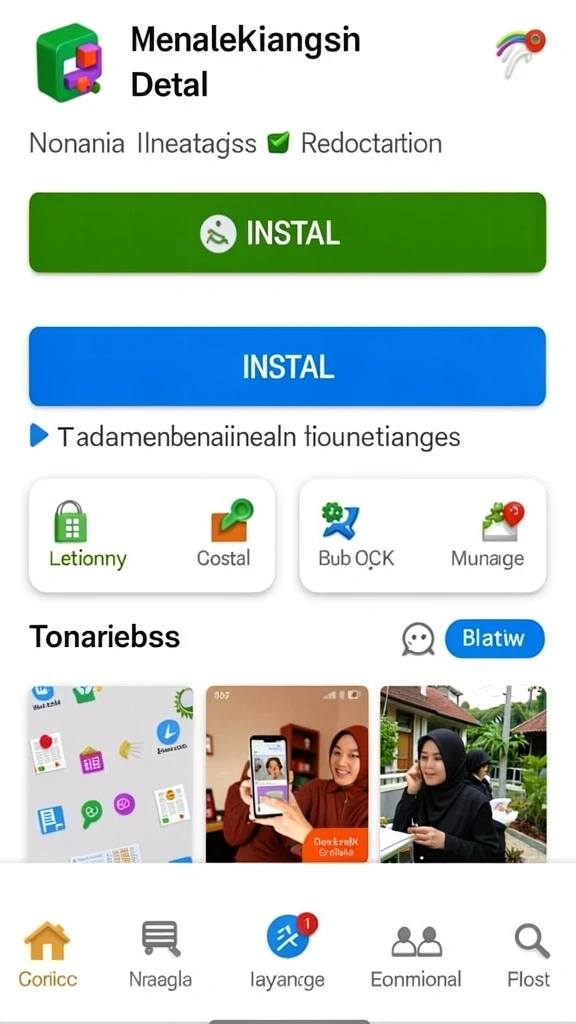 sia777 - Tampilan awal aplikasi yang menarik dan mudah dipahami.